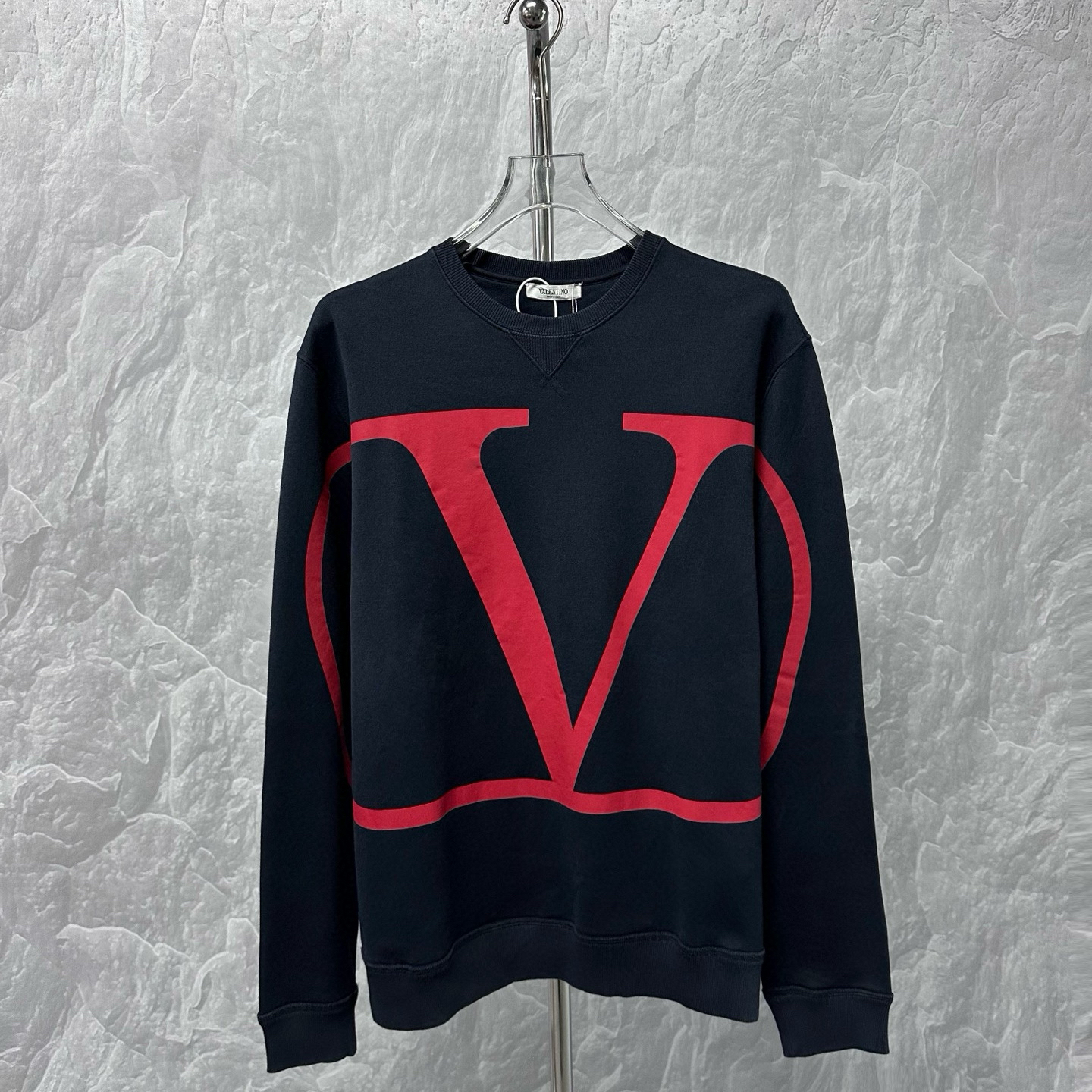 未使用 Valentino/华伦天奴 字母印花卫衣 L码 P01032