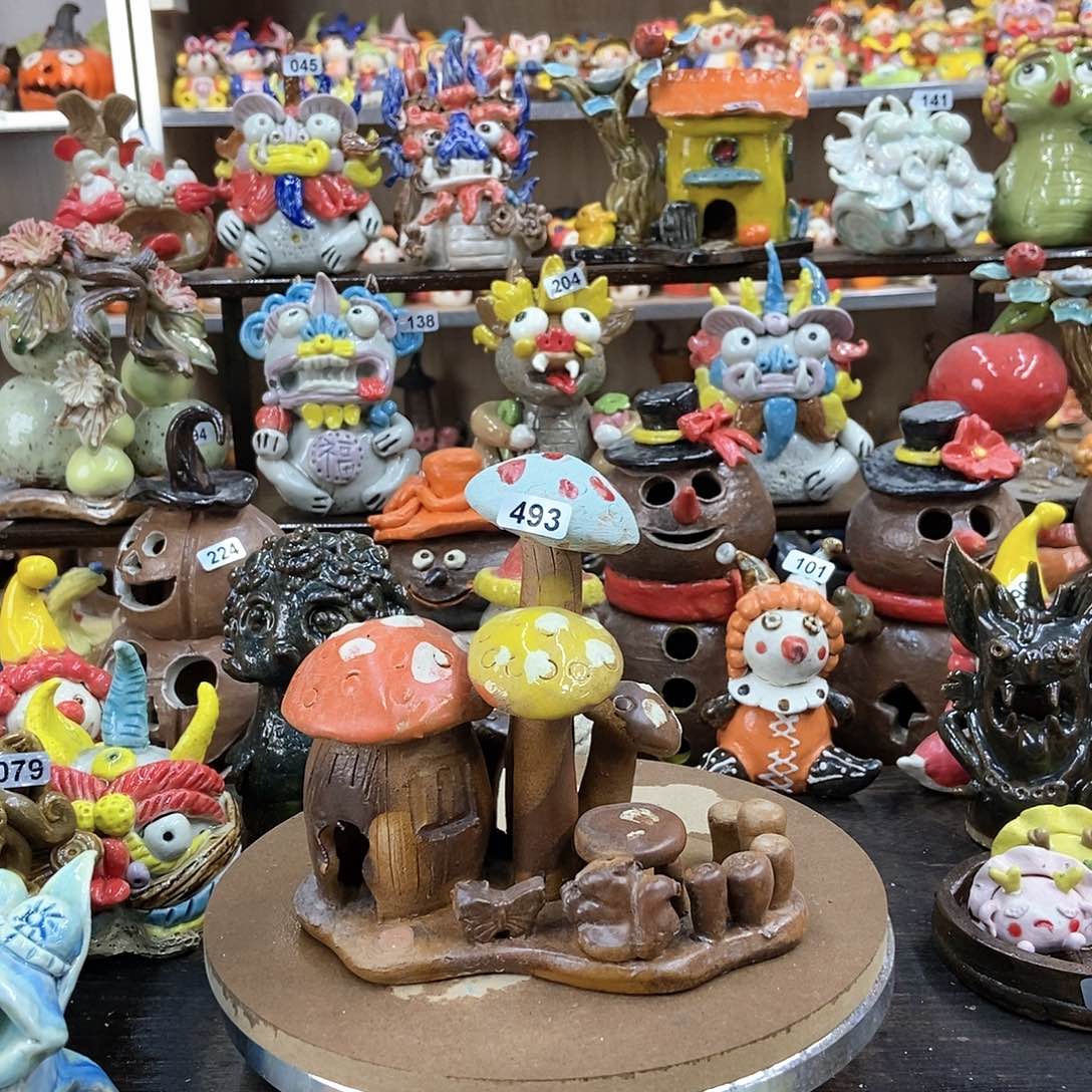 摆件直播间手工陶瓷摆件493