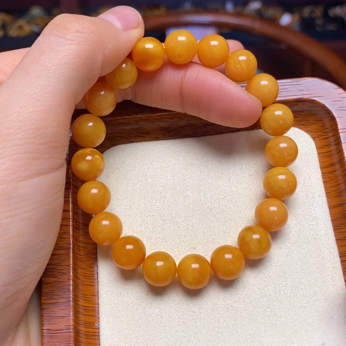 【闪购商品】蜜蜡手链未镶嵌手串