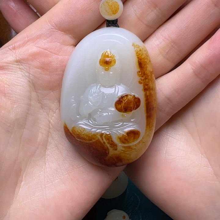 洛***阳和田玉未镶嵌颈饰