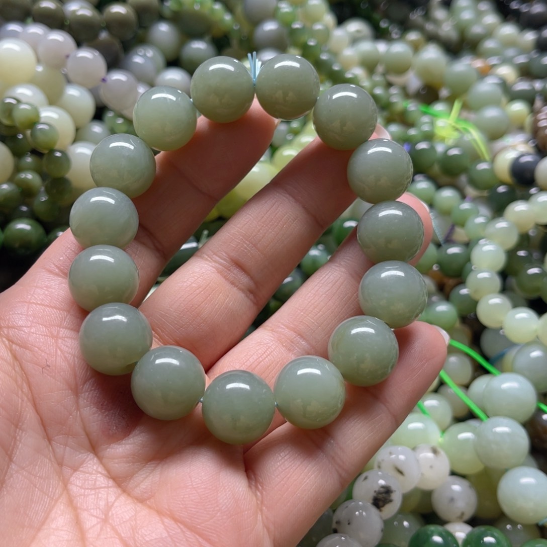 和田玉手链未镶嵌