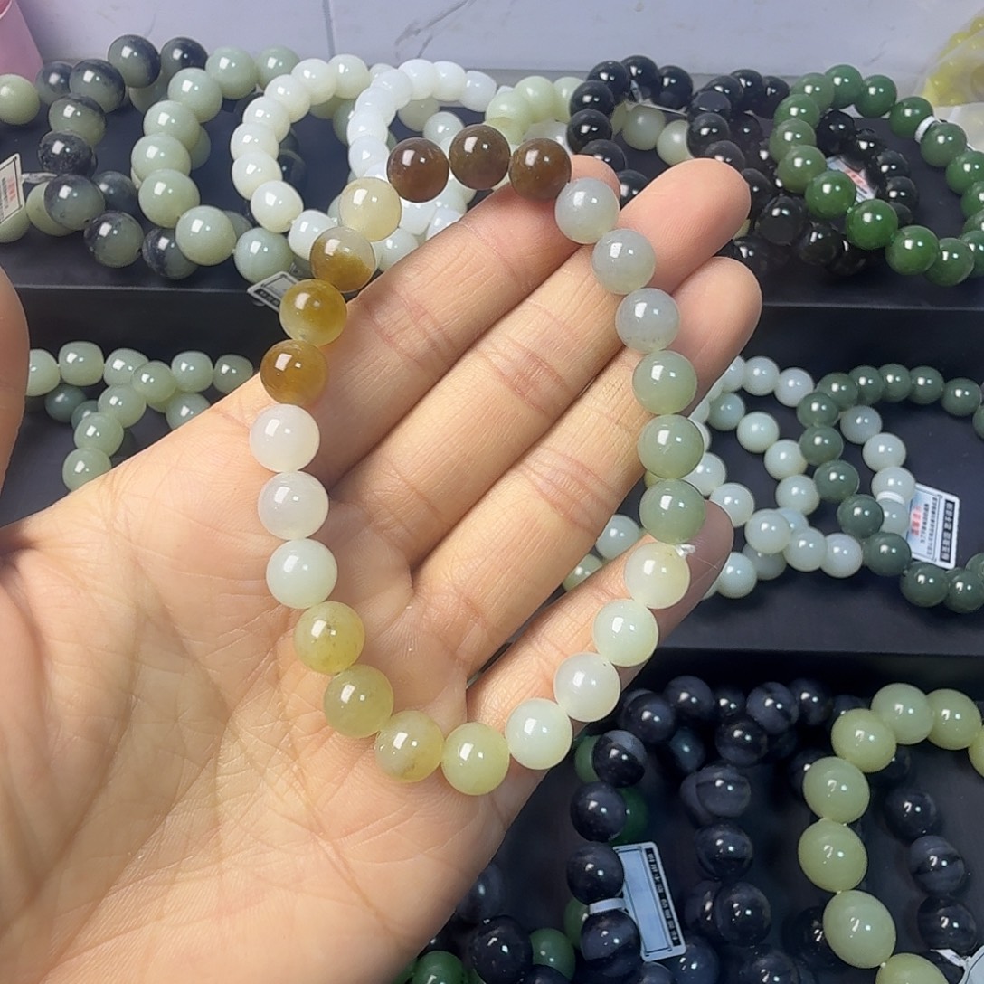 和田玉未镶嵌手链