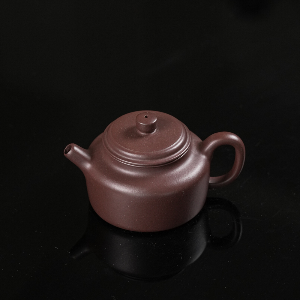 松泉茶器×尧日辰光丨《大亨德钟 大水潭天青》紫砂壶