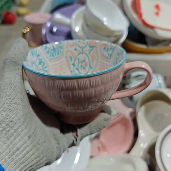 杯陶瓷杯碗盘微瑕疵介意慎拍