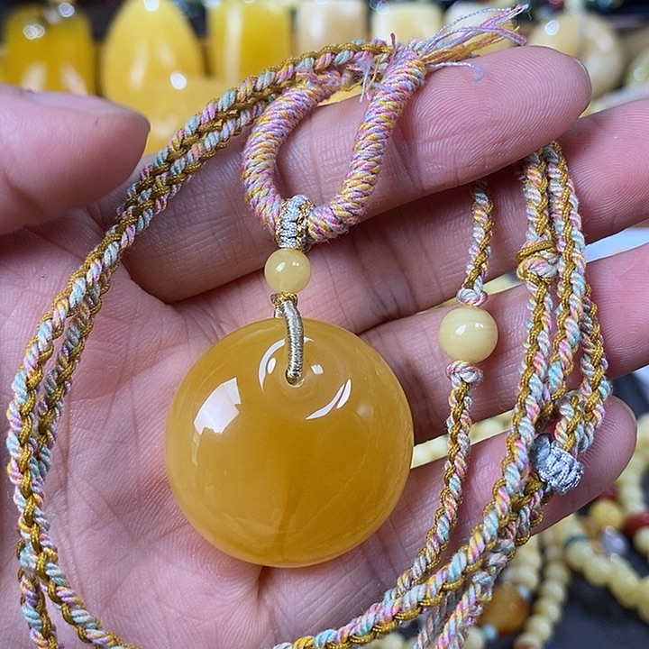 未镶嵌琥珀裸石公主扣