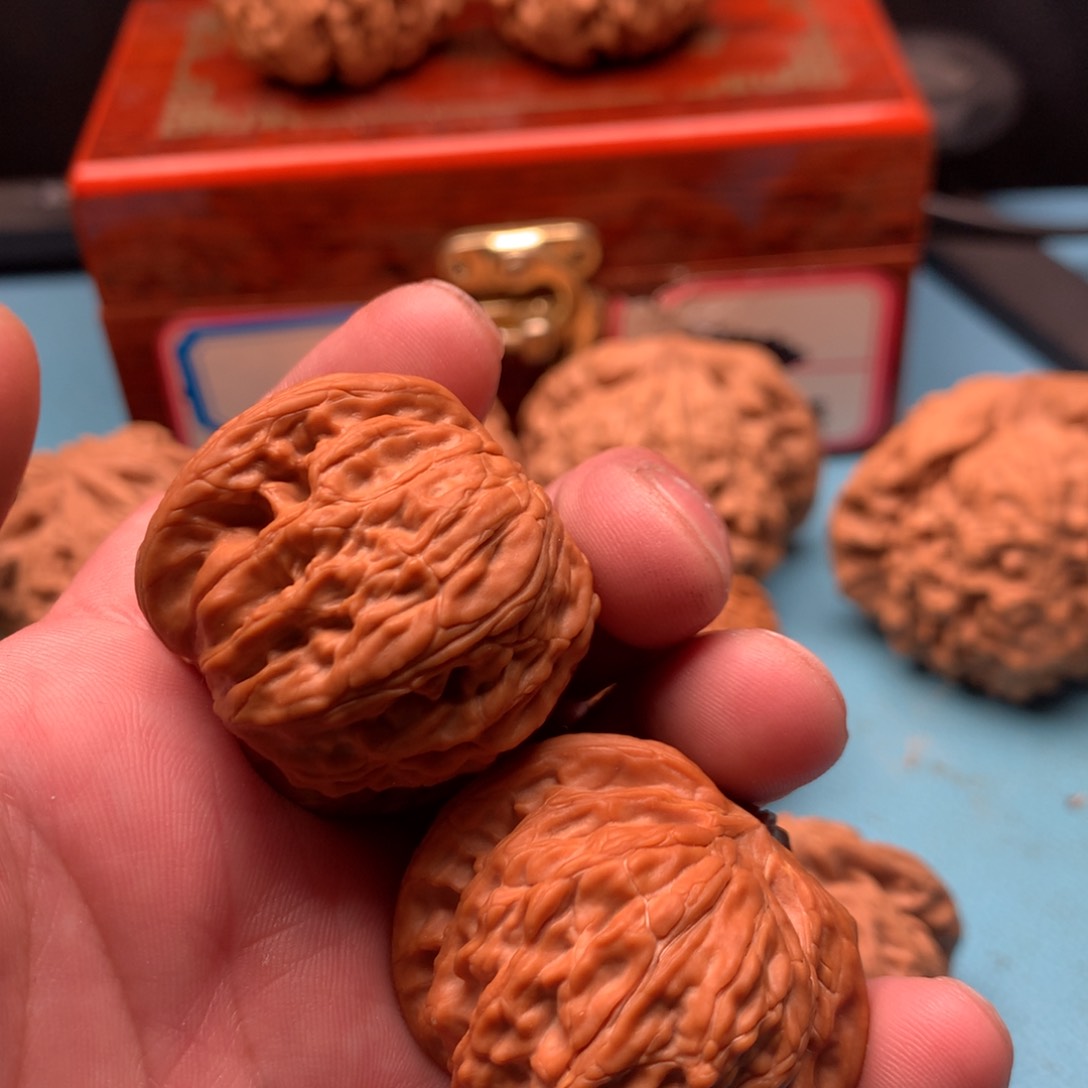 文玩核桃吊坠磨盘