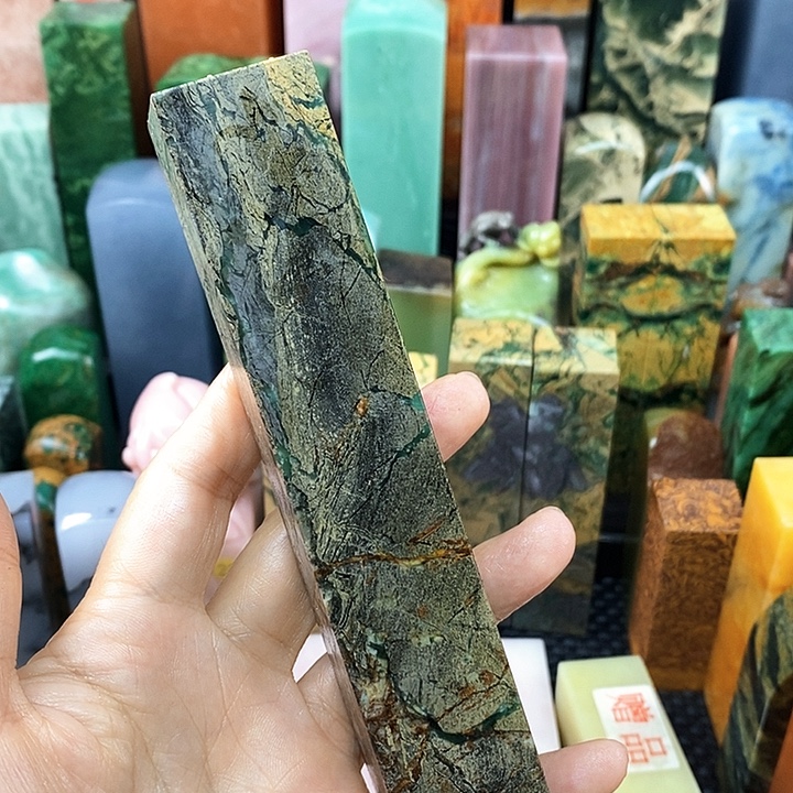 理***解印石青田石四川石头