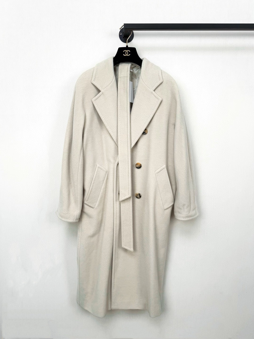 Maxmara101801浅灰色大衣/38码/99新