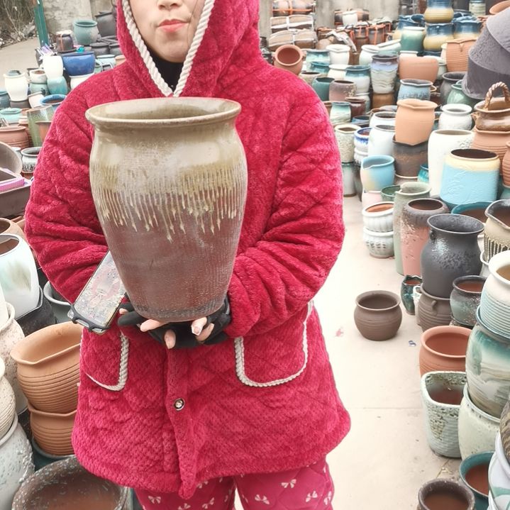 红陶口20高29瑕疵