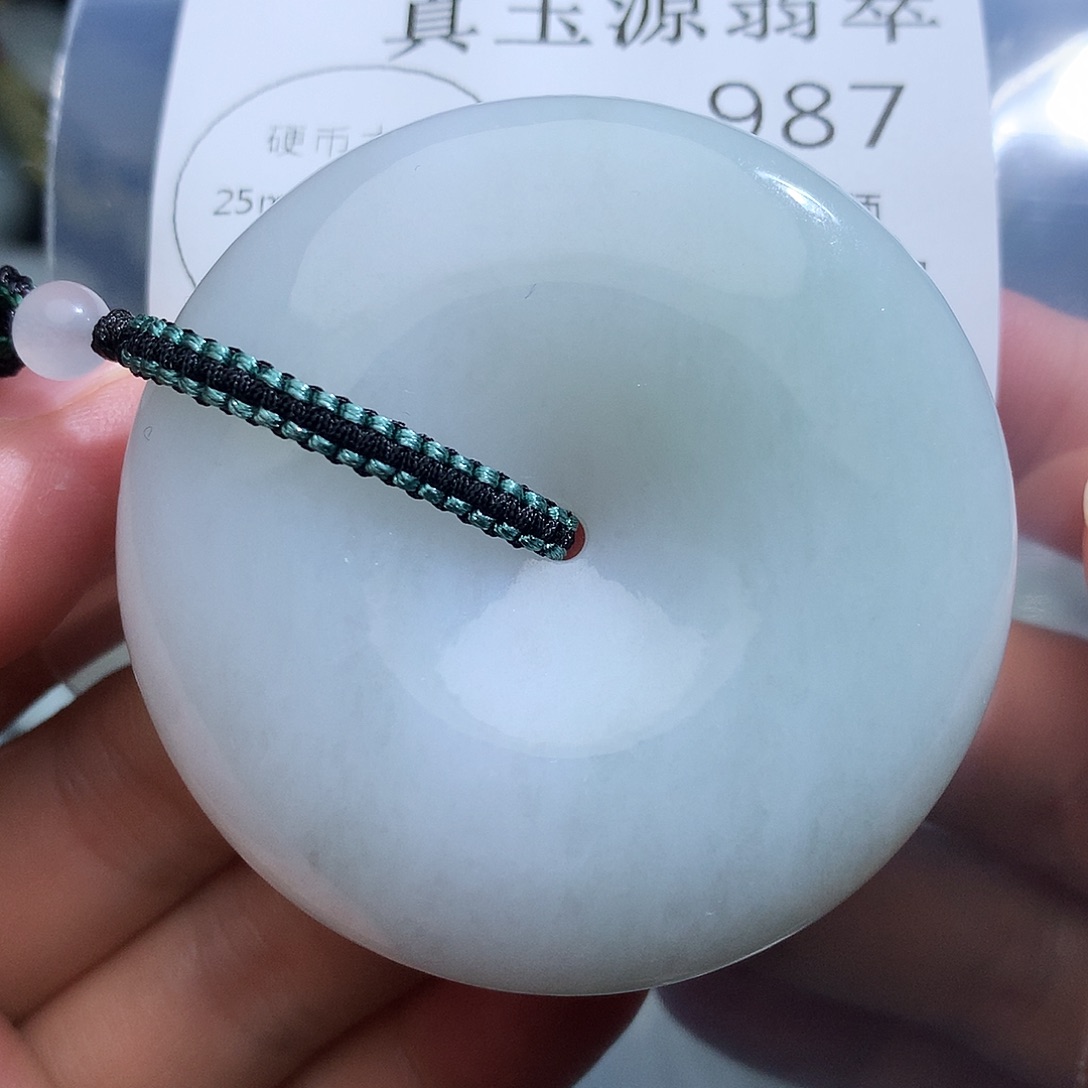 翡翠未镶嵌颈饰987