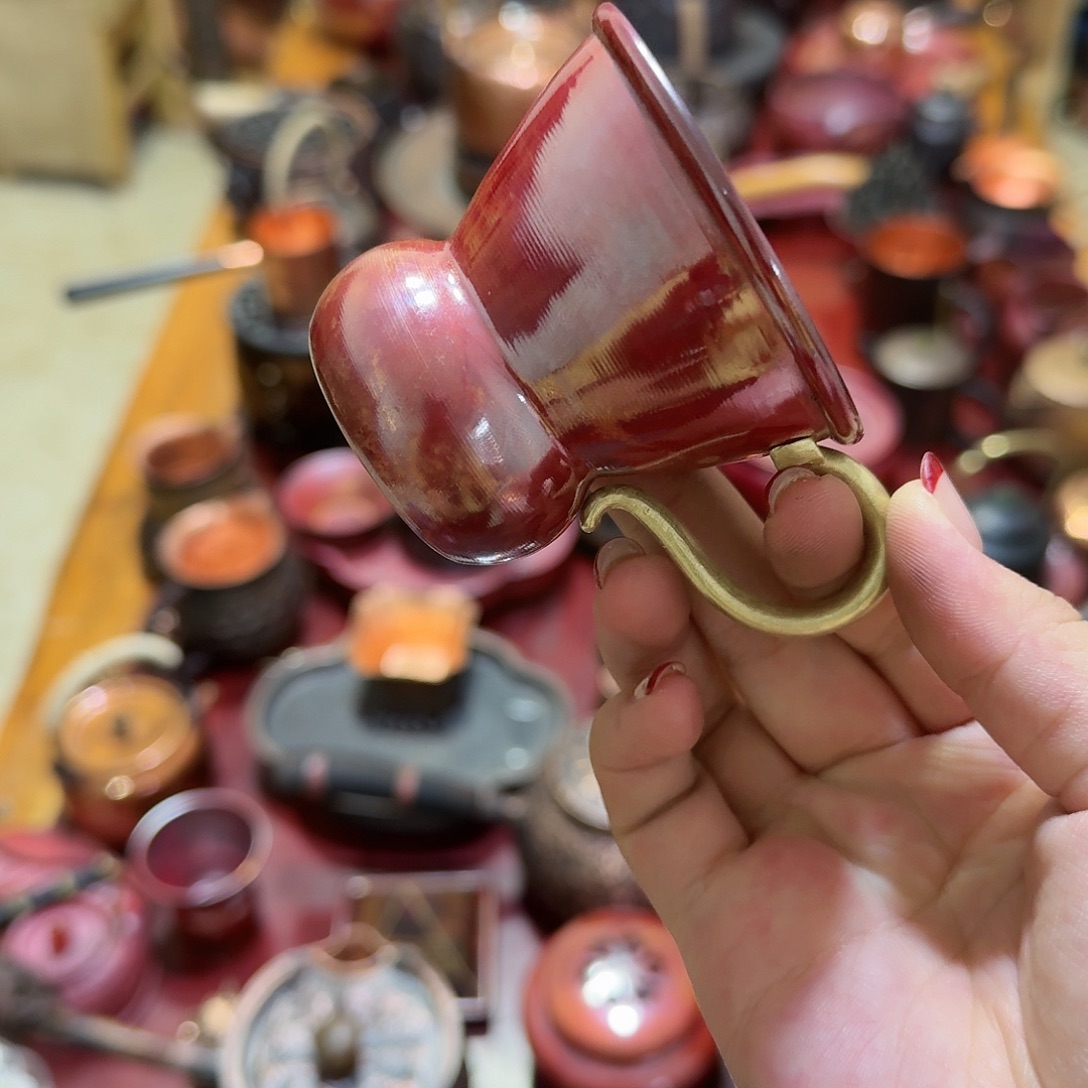 紫铜手工制作摆件