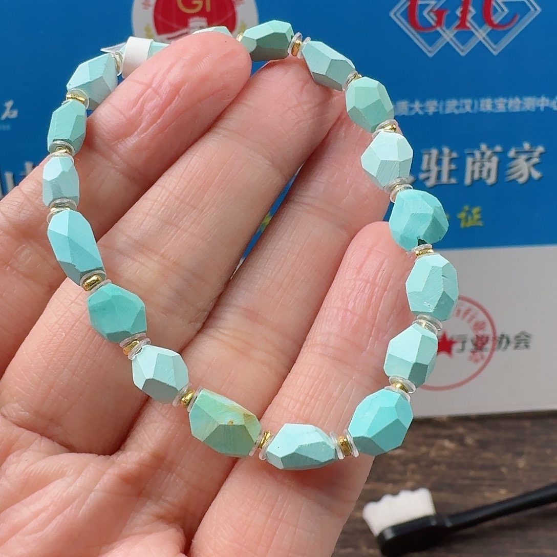 绿松石珠宝奇石未镶嵌