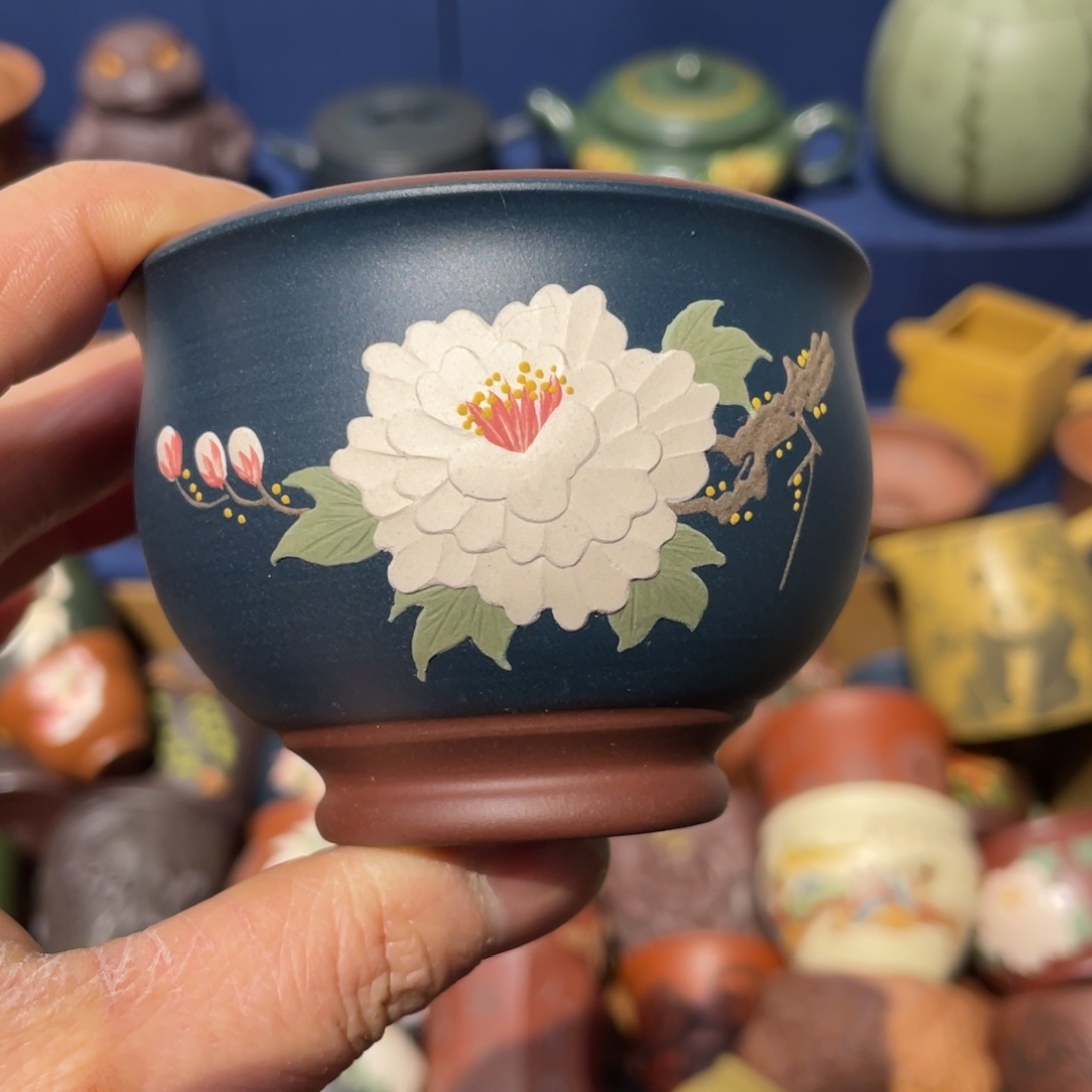 原矿紫砂手工主人杯