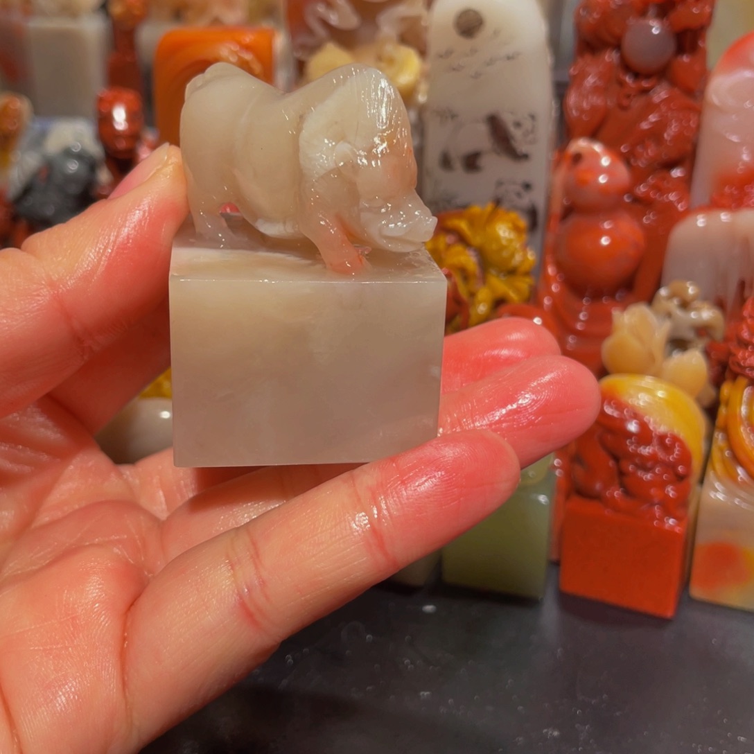 寿山石印石精美寿山