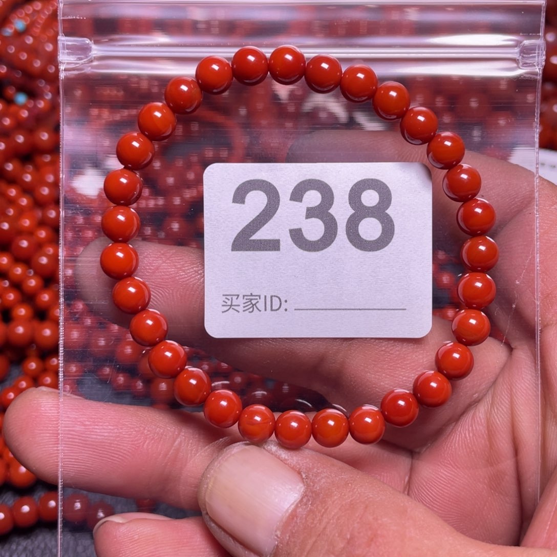 南红玛瑙未镶嵌手链