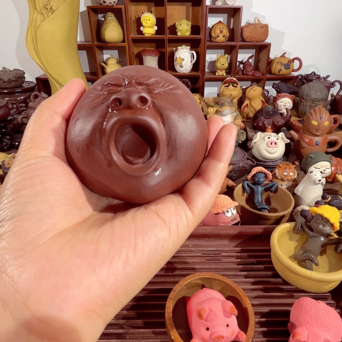 紫砂茶壶该****纯手工制作过程非常