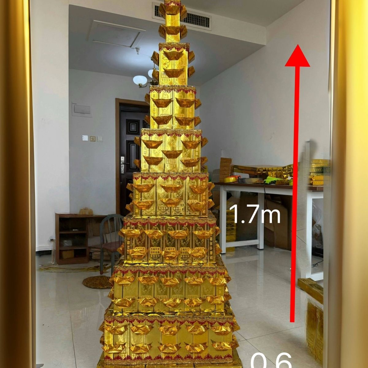 1.7米手工折纸材料包含教程可制作diy造型无工具