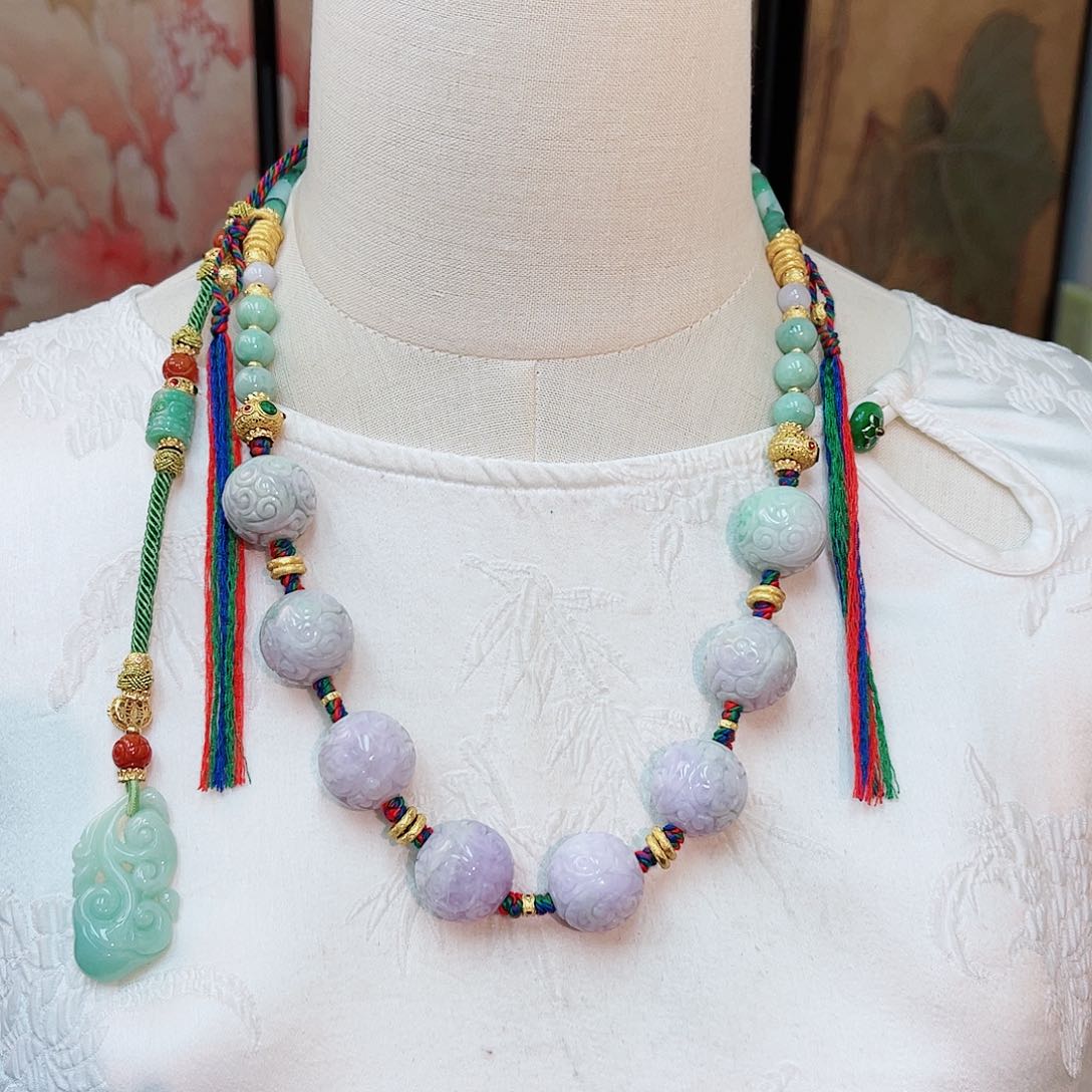 颈饰合金翡翠48小时鉴赏期1