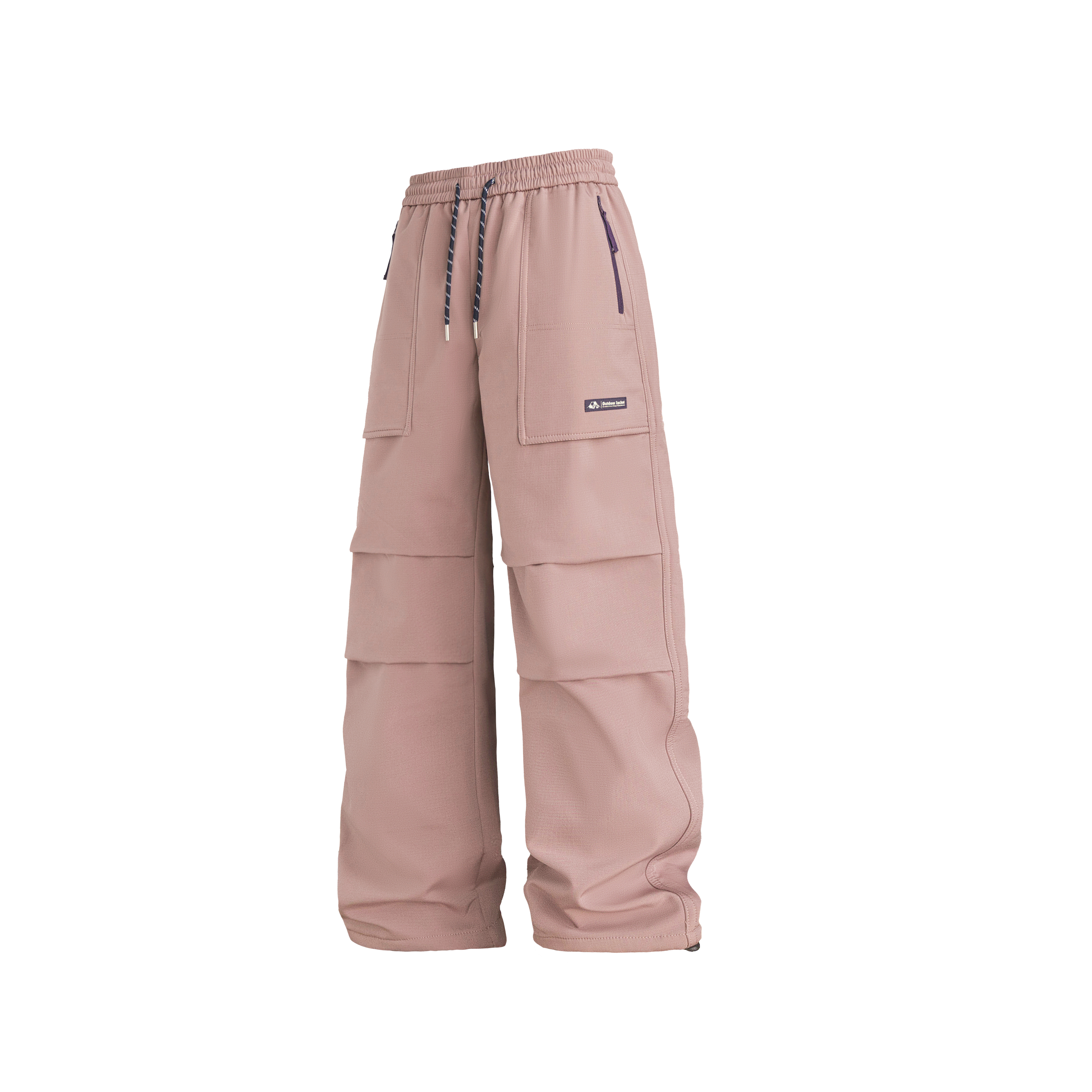 『软壳伞兵裤』自发热暖绒户外加绒加厚工装裤情侣百搭长裤 21188