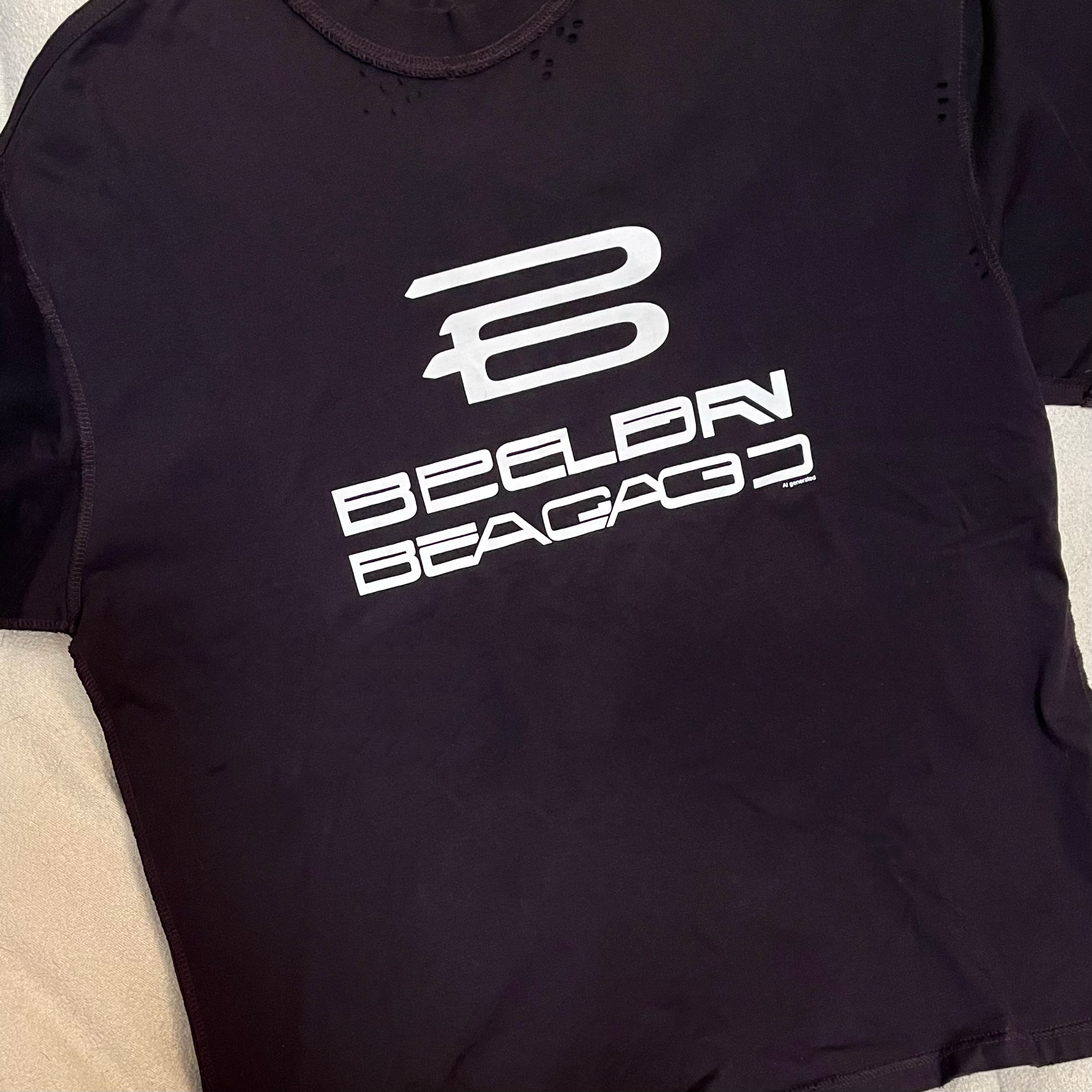 ss24Ai短袖T恤破洞男女同款做旧潮流时尚