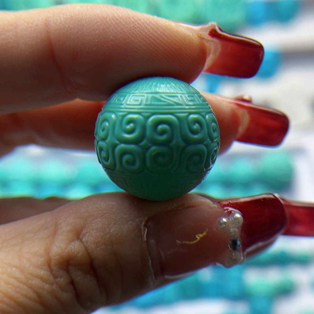 绿松石雕刻未镶嵌