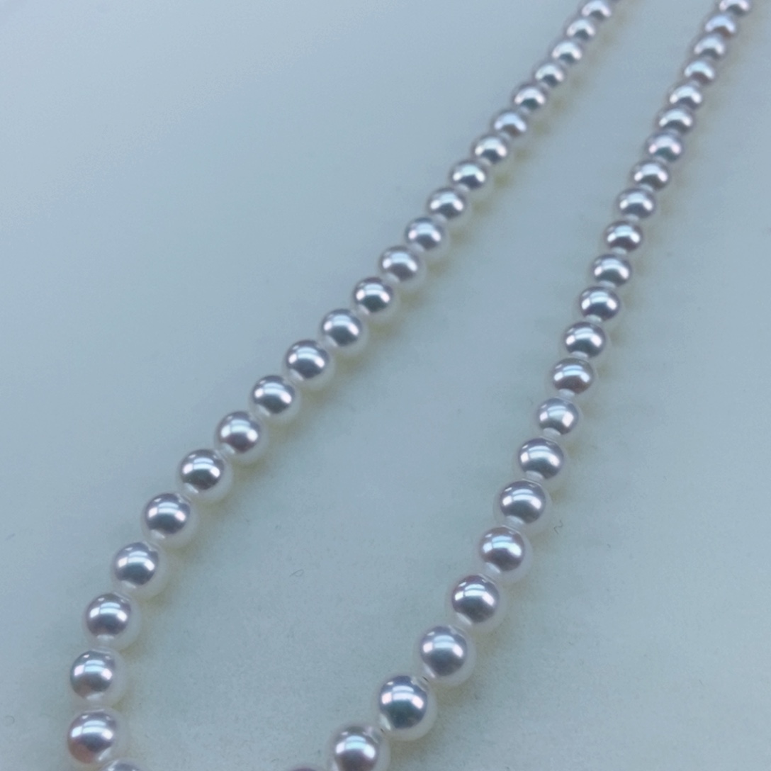 银S925镶嵌淡水珍珠5极光小灯泡毕业