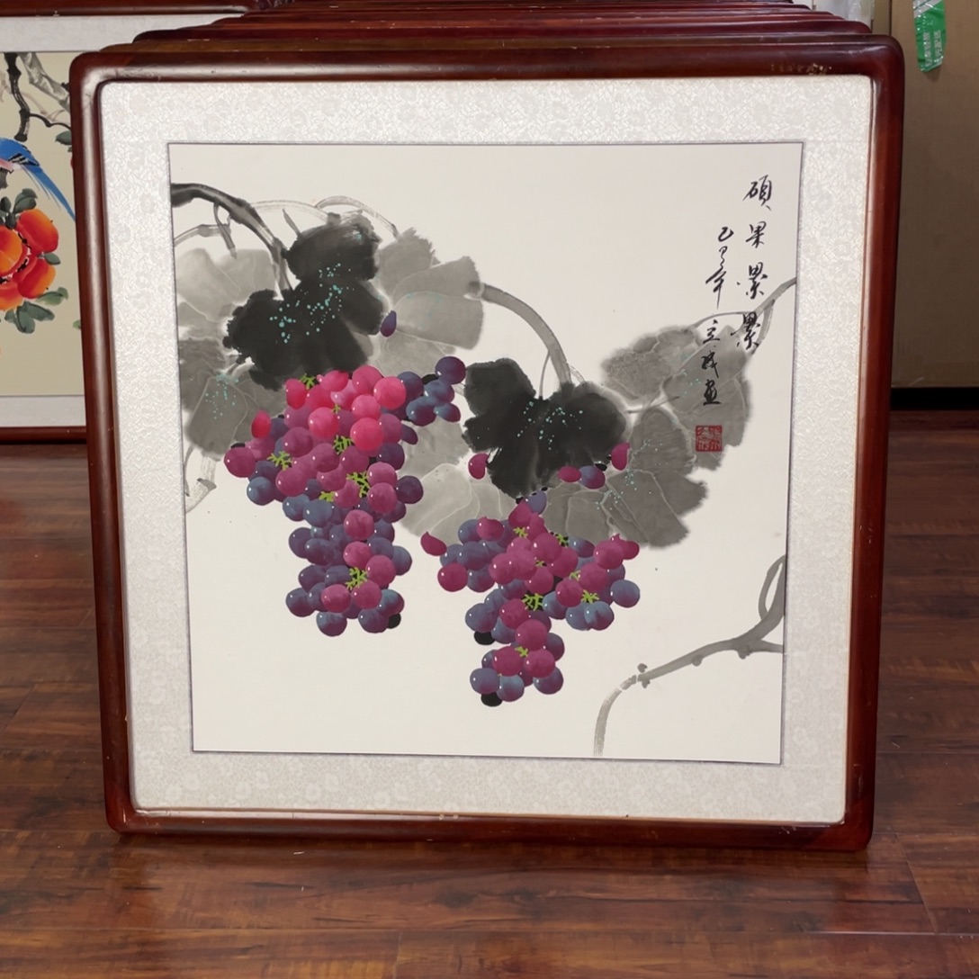 国画带框尺寸63*63厘米