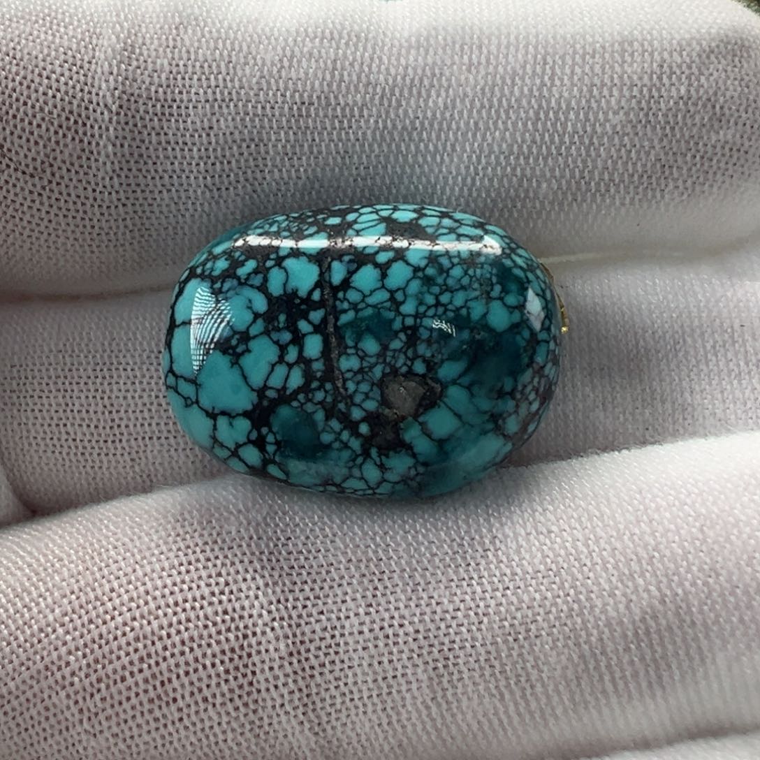 未镶嵌绿松石随形17.4mm