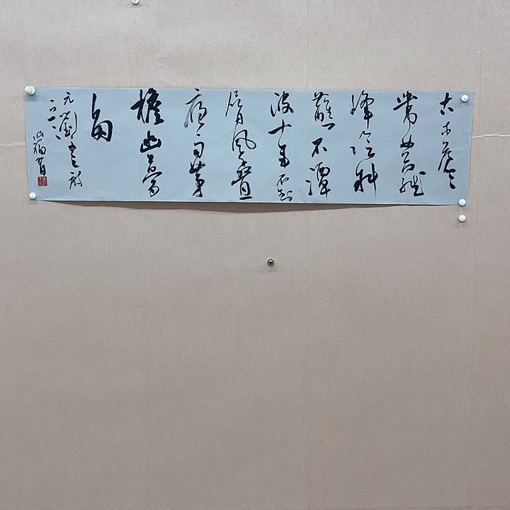 书法张福有34*138㎝辽宁LS   兰亭