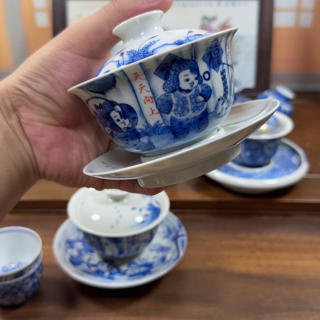 千***然全手工全手绘陶瓷