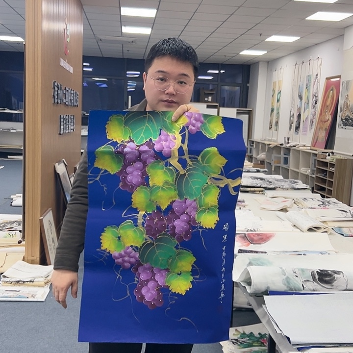 国画纯手绘作品宣纸