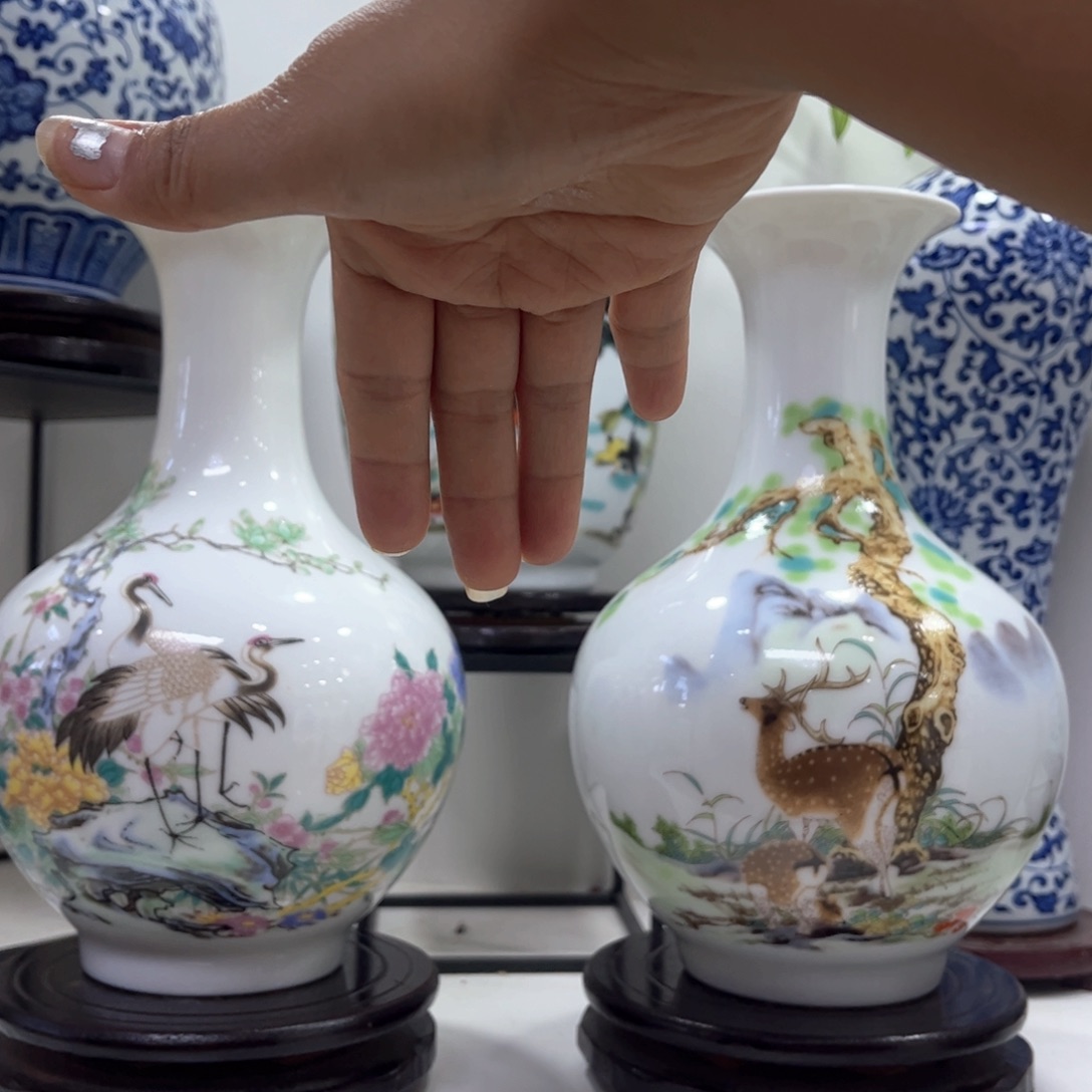 景德镇陶瓷花瓶摆件