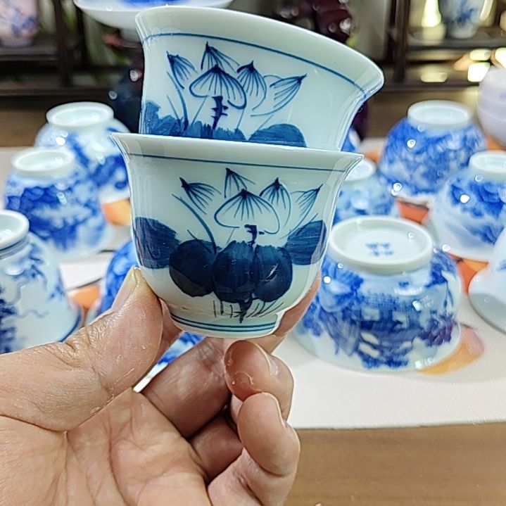景德镇手工手绘陶瓷杯子容量