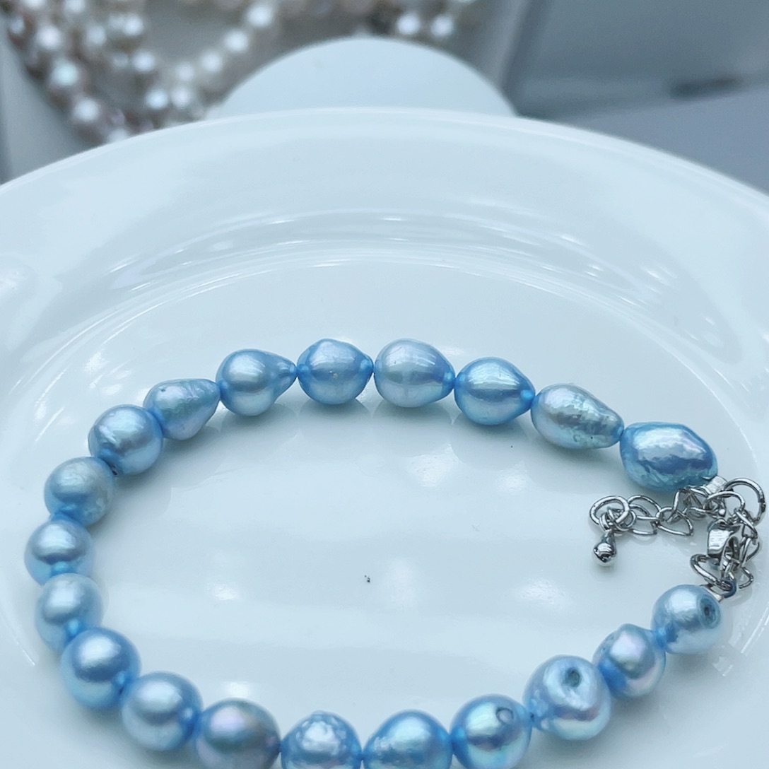 淡水珍珠颈饰钛钢