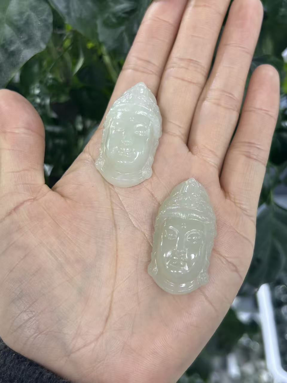 老李严选  和田玉佛头吊坠多样发一A025