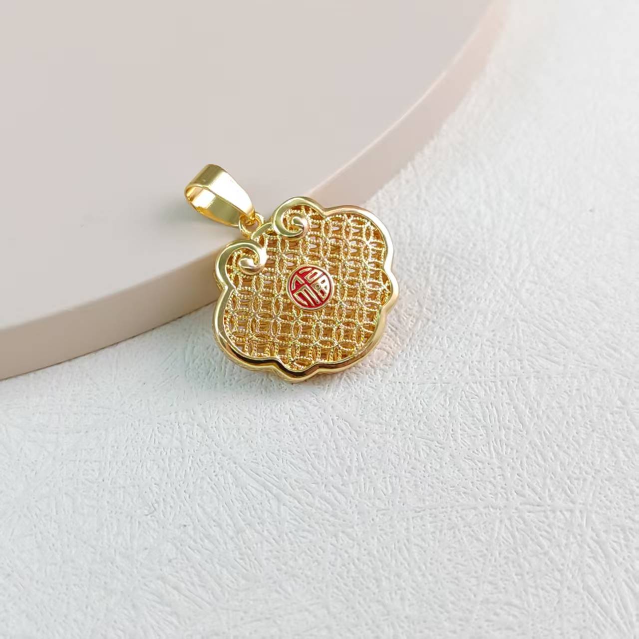 XUPING/旭平首饰 合金珐琅吊坠 【潘生福利】时尚  GDJ X000870804