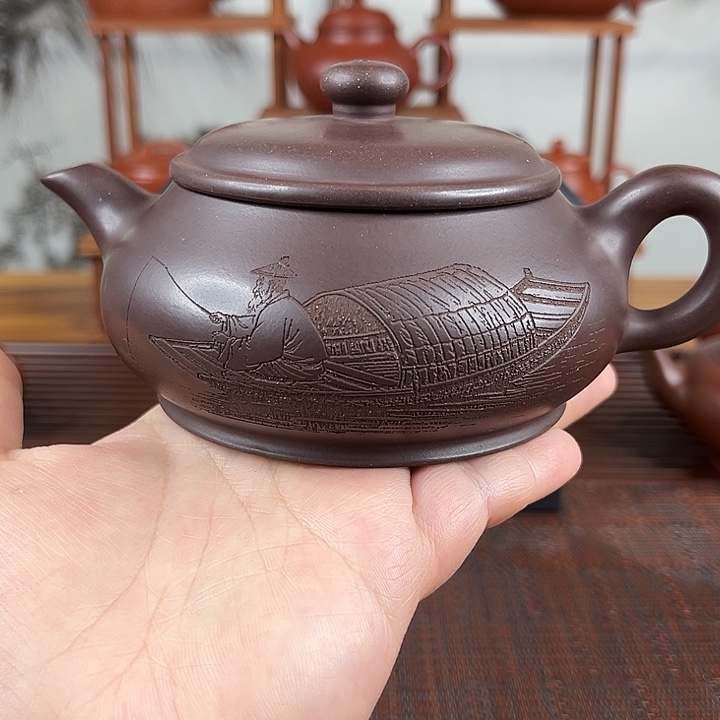 幸***生紫砂茶壶微瑕处理200