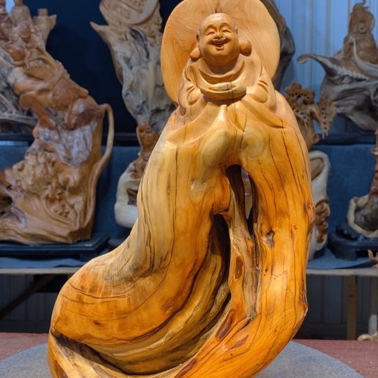 柏木（崖柏）根雕摆件