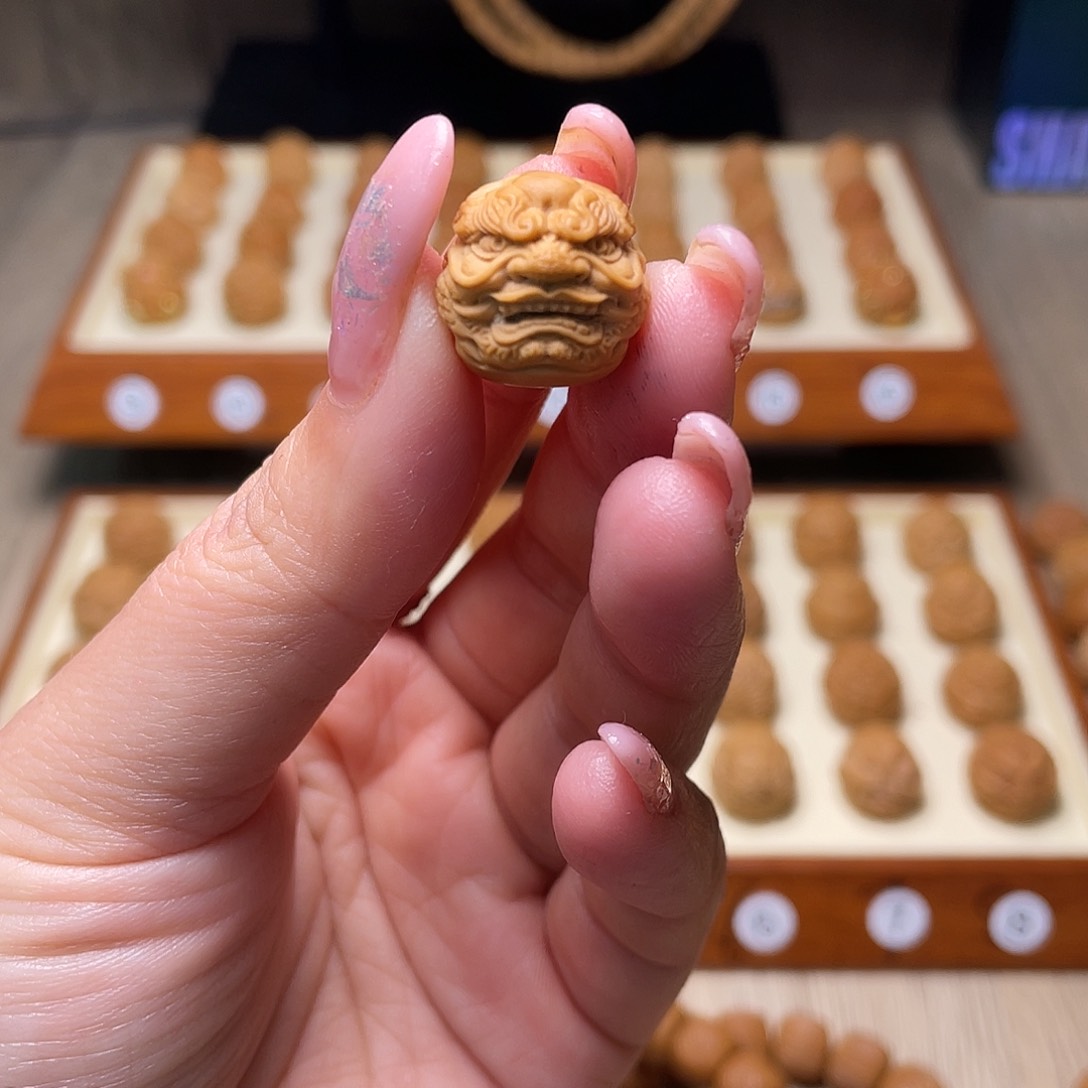 猴头核桃把件16左右猴头核桃蛇僧