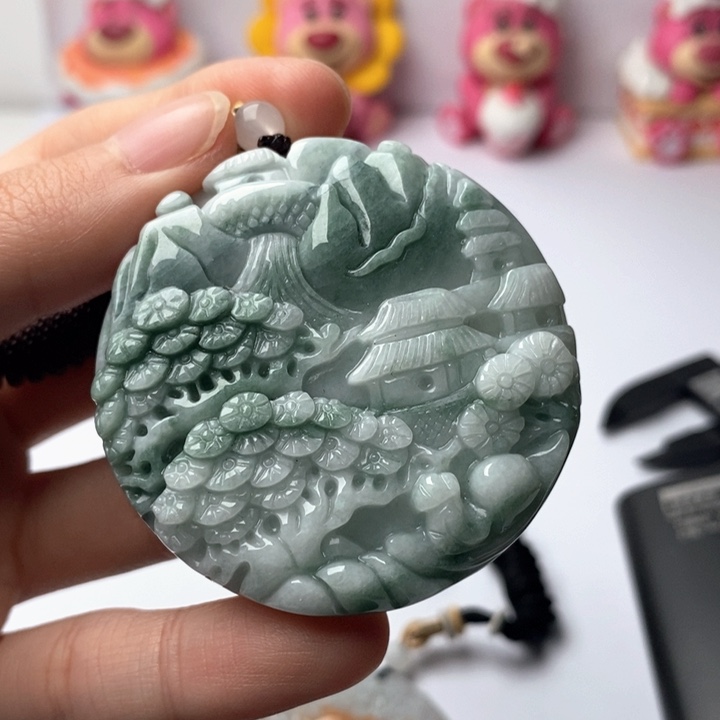 翡翠未镶嵌颈饰翡翠