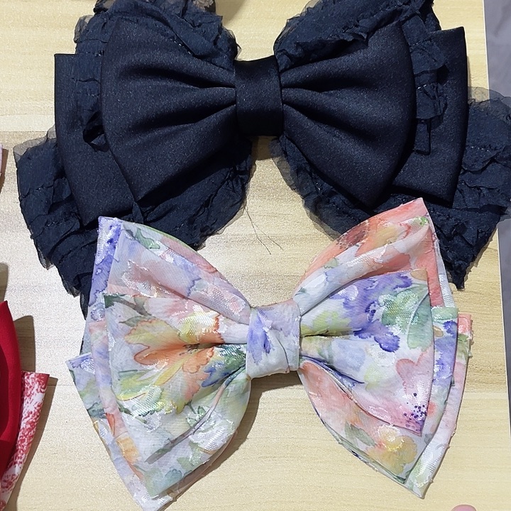 布艺铁合金蝴蝶结发夹