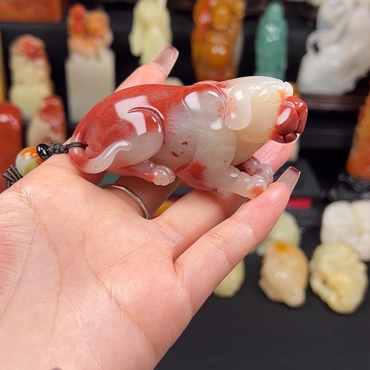 寿山石老性芙蓉石