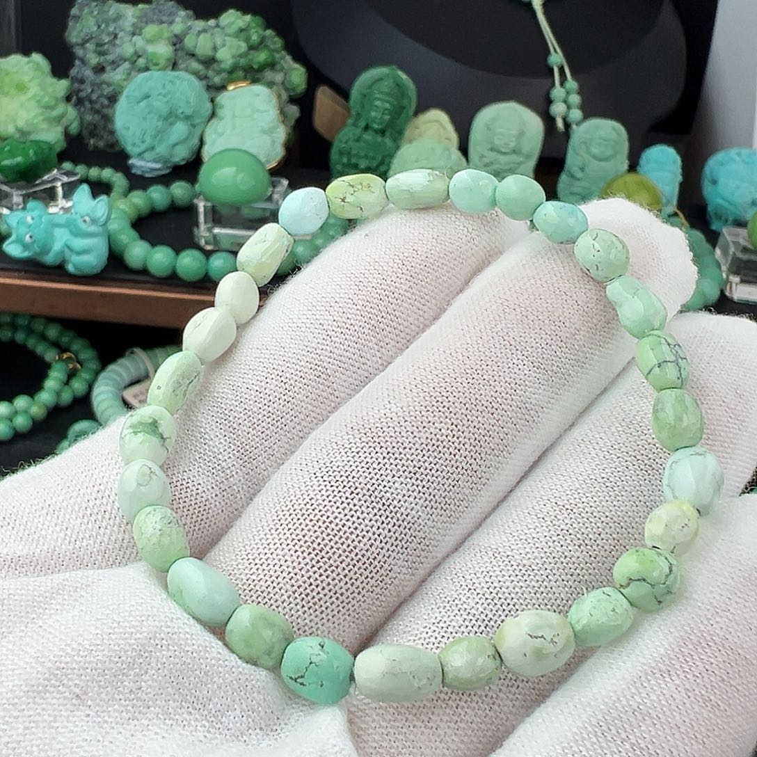 绿松石未镶嵌绿松石主播璐璐