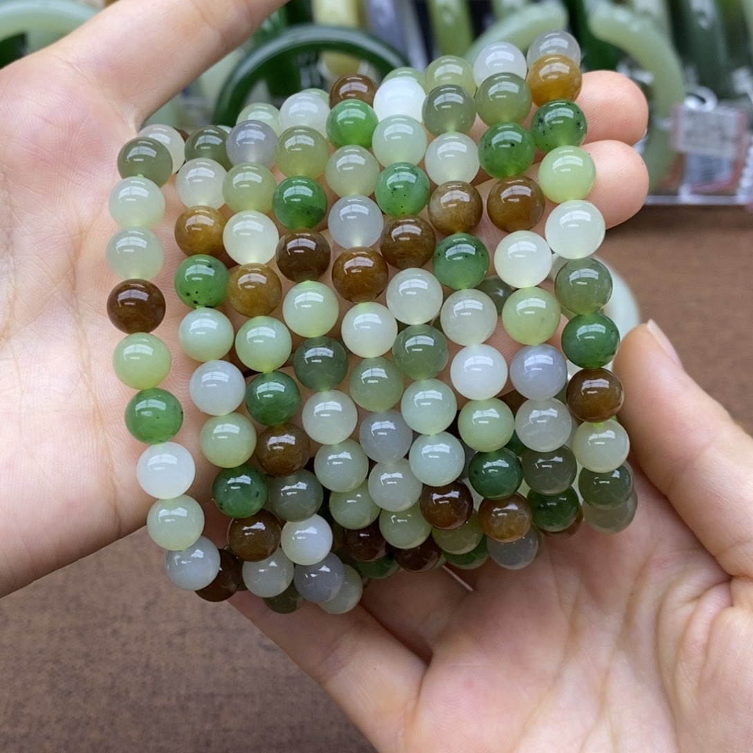 手串未镶嵌和田玉卡8