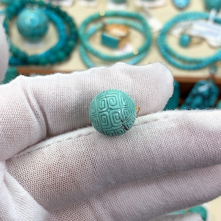 绿松石挂件未镶嵌