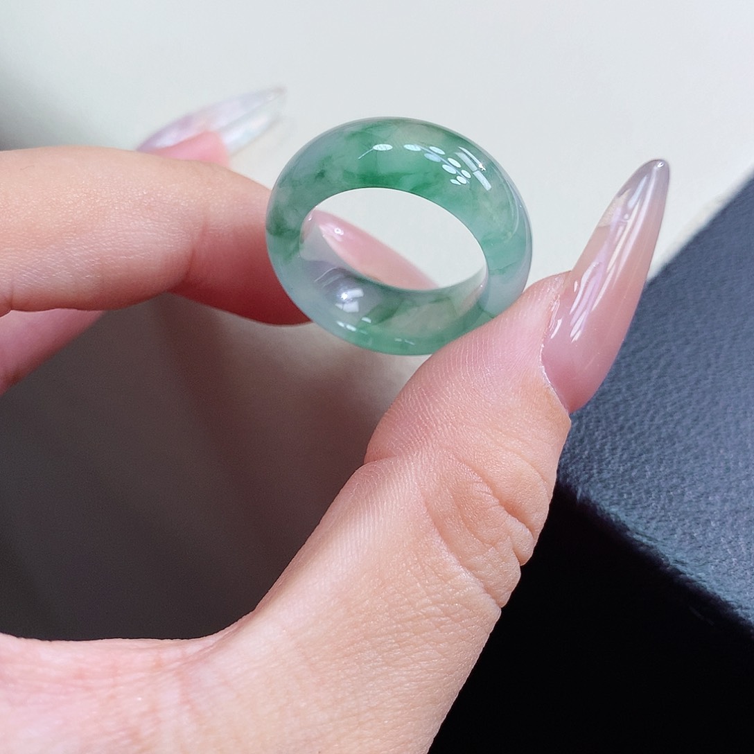 未镶嵌戒圈翡翠11-12号