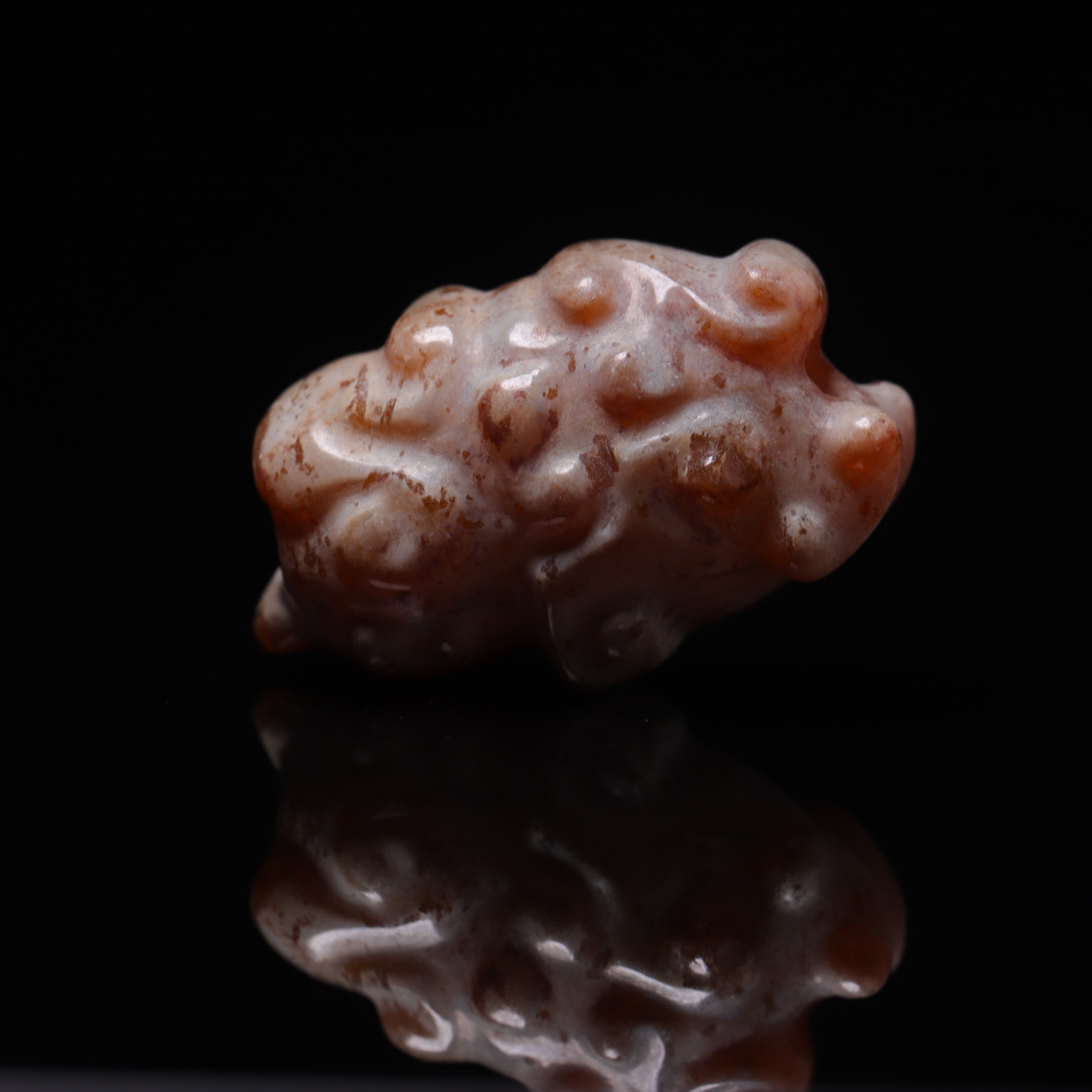 明代和田玉龙纹玉珒