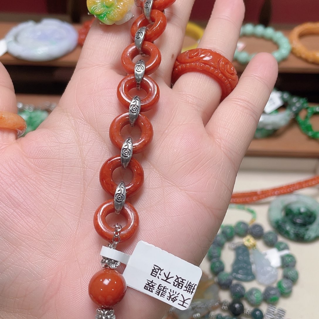 翡翠未镶嵌手链手链