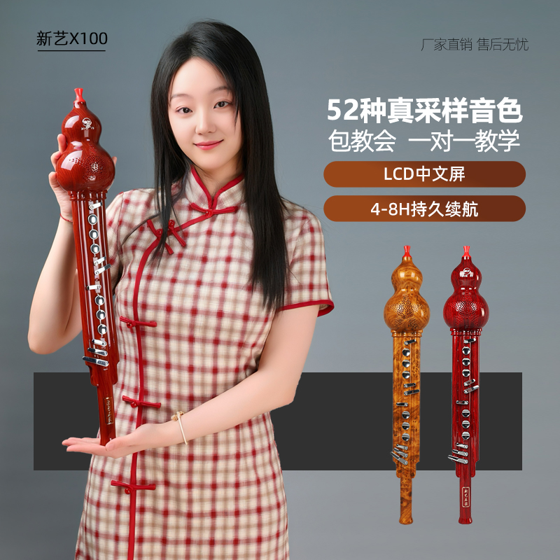 刘源源老师新艺专业高级版电葫芦丝乐器初学者成人全套