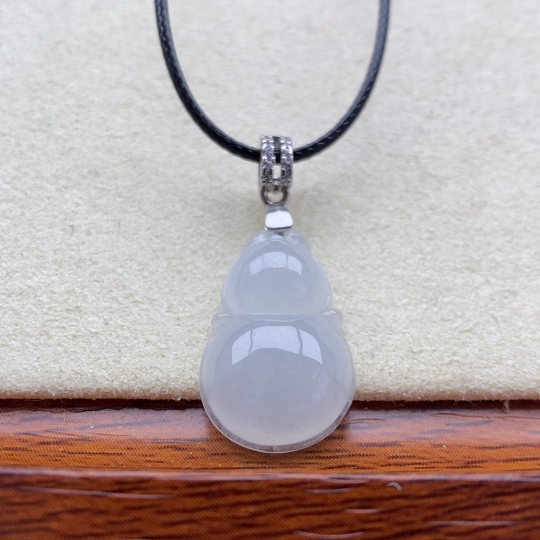 翡翠银S925镶嵌颈饰吊坠8